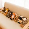 Knuffels in de vorm van een dier - olifant / tijger / vos / wasbeer / aapKnuffels