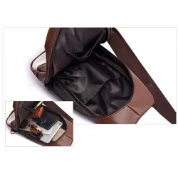 Modieuze rugzak - leren crossbody tasTassen
