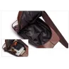 Modischer Rucksack - Umhängetasche aus Leder