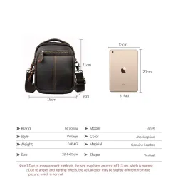Skórzana torba na ramię / crossbody - z zamkami / kieszeniamiTorebki