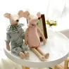 Maus im Pyjama - Stofftier / Puppe