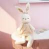 Kaninchen im karierten Kleid - Stofftier / Puppe