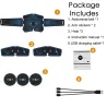 Abdominal / arms muscle training belt - EMS ABS trainer - home fitness