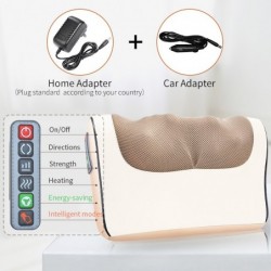 Elektryczna poduszka do masażu - ogrzewanie na podczerwień - szyja / ramiona / plecyMasaż