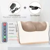 Electric massage pillow - infrared heating - neck / shoulders / back