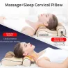 Elektrisch massagekussen - cervicale / tractie-stimulator - voor nek / onderrug - pijnverlichtingMassage