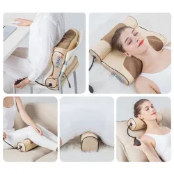 Elektrisch massagekussen - cervicale / tractie-stimulator - voor nek / onderrug - pijnverlichtingMassage