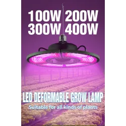 LED plant kweeklamp - lichtpaneel - volledig spectrum - E27 / E26 - 100W - 200W - 300W - 400WKweeklampen