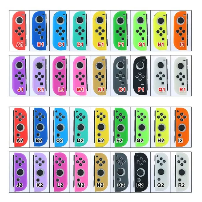 Silikonowe etui na kontroler - antypoślizgowe - do konsoli Nintendo Switch Joy ConSwitch