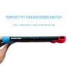 Silikonowe etui na kontroler Nintendo Switch - 6 w 1 - z nakładką na kciuk - nadruk pazura kotaSwitch