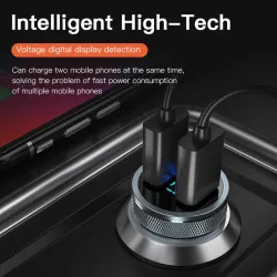 36W - USB phone car charger - quick charging QC3.0 / PD - type-C