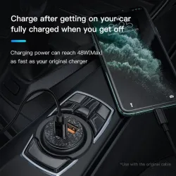 Mini - USB car phone charger - quick charge QC3.0 / PD 3.0 - type-CInterior accessories