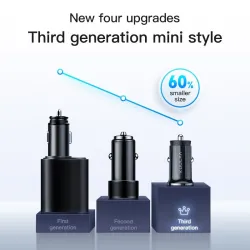 Adapter for car - mini - 36W - Fast - iPhone - Huawei - Xiaomi