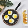 Koekenpan met 4/7 gaten - antiaanbaklaag - voor eieren - pannenkoekenKeuken