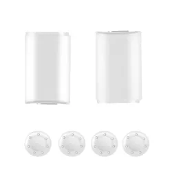 Batterij-achterklep - voor Xbox 360-controller - met 4 siliconen thumbsticks-kapafdekkingControllers