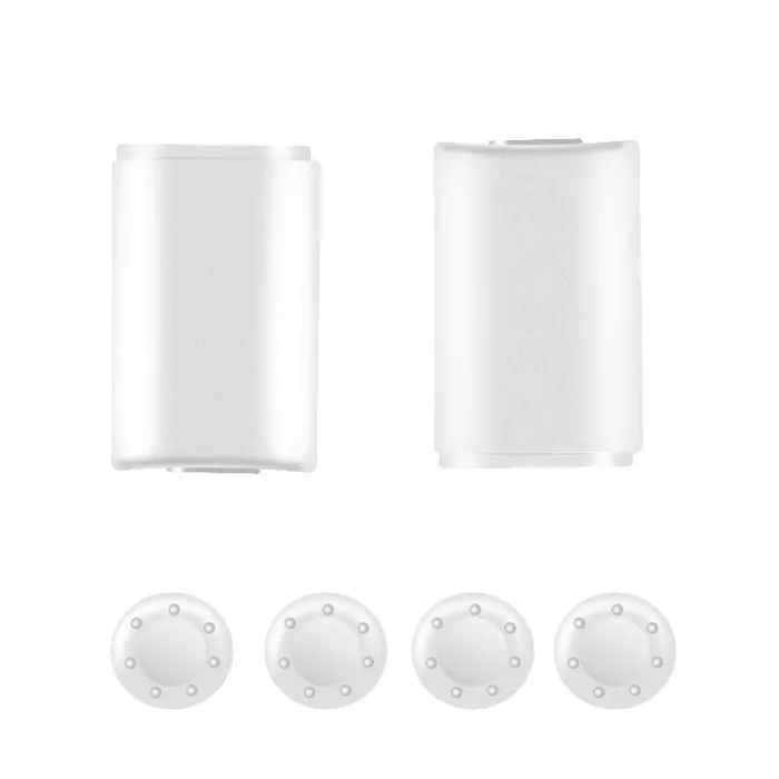Batterij-achterklep - voor Xbox 360-controller - met 4 siliconen thumbsticks-kapafdekkingControllers