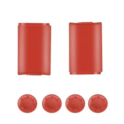 Batteribaksida - för Xbox 360-kontroller - med 4 silikonhöljeslock
