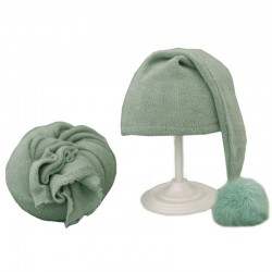 Sleeping hat for newborns - with wrap - baby photography accessories