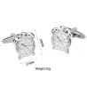 GemelosGemelos en forma de reloj despertador - acero inoxidable