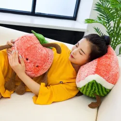 Peluche pastèque - oreiller - 28cm & 40cm