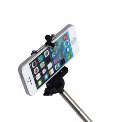 Utdragbar handhållen selfie stick monopod - adapter för montering - för Xiaomi / iPhone / Samsung