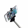 Utdragbar handhållen selfie stick monopod - adapter för montering - för Xiaomi / iPhone / Samsung
