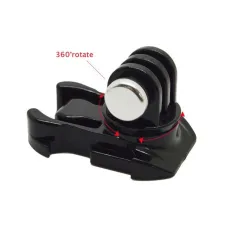 Fibbia a sgancio rapido - rotazione di 360 gradi - montaggio superficiale verticale - per fotocamera Xiaomi Yi / GoPro Hero
