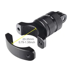 Morsetto in alluminio per manubrio bicicletta / moto - supporto - per GoPro Hero / Xiaomi