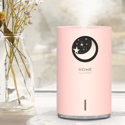 Air humidifier - ultrasonic essential oil diffuser - with LED - auto shut-off - 700MLHumidifiers