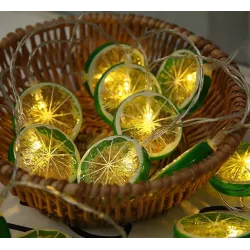 Magical - fruit lemon Slice String Lights - battery powered - indoor - outdoor