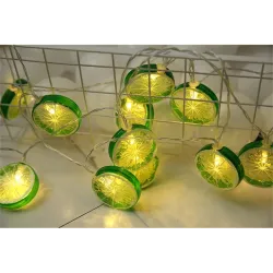 Magical - fruit lemon Slice String Lights - battery powered - indoor - outdoor