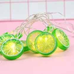 Magical - fruit lemon Slice String Lights - battery powered - indoor - outdoor