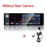 Autoradio - 1 Din - RDS - microfoon - USB - MP3 - MP5 - TF - ISO - multimediaspeler in het dashboardRadio