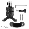Morsetto in alluminio per manubrio bicicletta / moto - supporto - per GoPro Hero / Xiaomi
