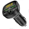 Ładowarka samochodowa - podwójny USB - Bluetooth - bezprzewodowa - FM - MP3 - Karta TF - zestaw głośnomówiącyAkcesoria do wnętrz