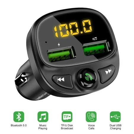 Adapter for car - phone - bluetooth - wireless fm - mp3 - handfree