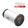 Mini - USB-Autotelefonladegerät - Schnellladung QC3.0 / PD 3.0 - Typ C