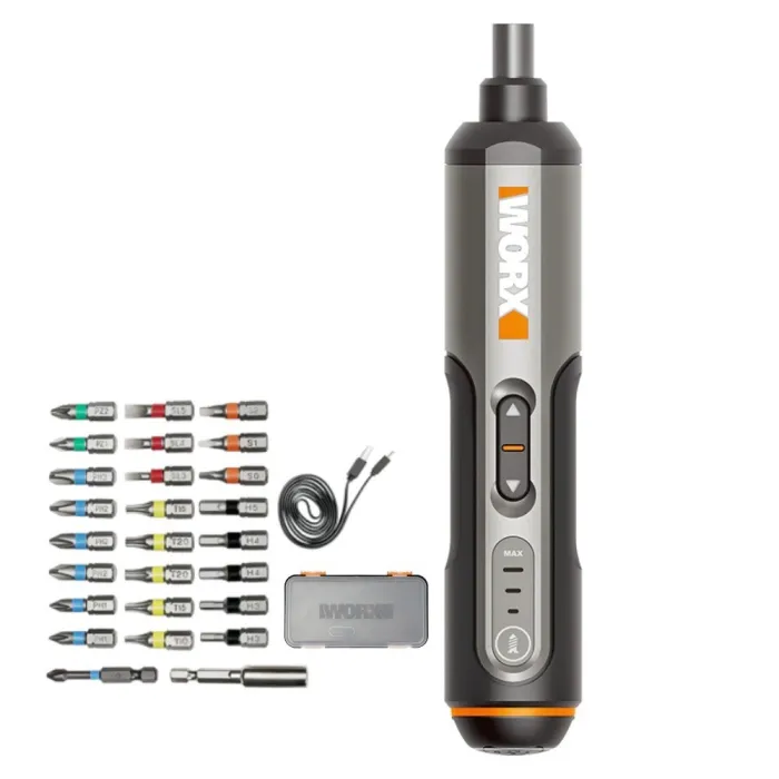 WX240 - Mini-Elektroschrauber - USB-Aufladung - Bohrer - mit 26-Bit-Satz