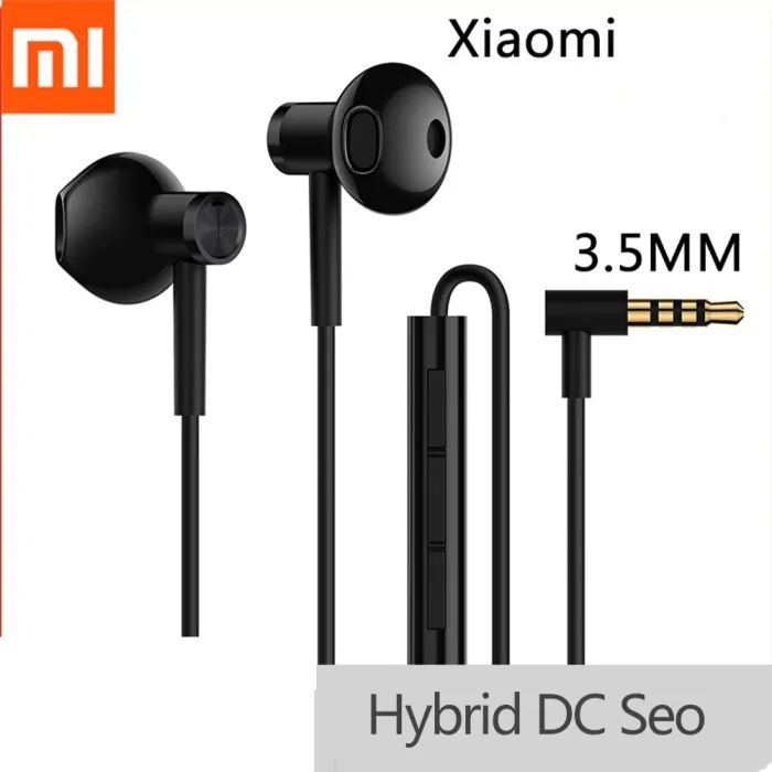 Originele Xiaomi Hybrid DC Seo - in-ear oortelefoons - dual unit Hi-Res - 3,5 mmOor- & hoofdtelefoons