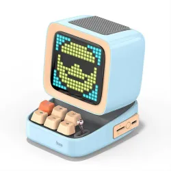 Retro Bluetooth-luidspreker - pixelkunst - wekker - LED-display - spelbord - DJ-mixerBluetooth Luidsprekers