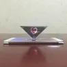 Mini-telefonprojektor - pyramidform - 3D-hologram