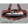 Skórzana torba na ramię / crossbody - duża pojemnośćTorebki