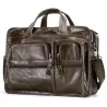 Genuine leather shoulder / crossbody bag - large capacity