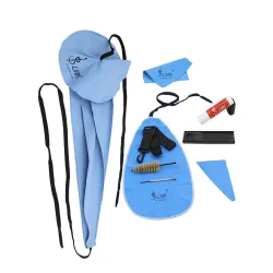 SaxofónKit de limpieza de saxofón 10 en 1: paño de limpieza / grasa de corcho / apoyo para el pulgar