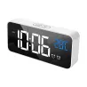 LED music alarm clock - USB - sound-activated - with snooze function