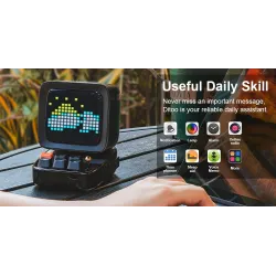 Retro Bluetooth-luidspreker - pixelkunst - wekker - LED-display - spelbord - DJ-mixerBluetooth Luidsprekers