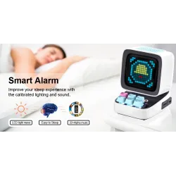 Retro Bluetooth-luidspreker - pixelkunst - wekker - LED-display - spelbord - DJ-mixerBluetooth Luidsprekers