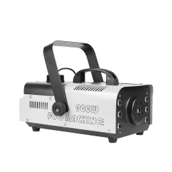 900W - rökmaskin med LED - trådlös - med fjärrkontroll