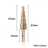 HSS gecoate trapboor - 4-12mm / 4-20mm / 4-32 - hout / metaal borenBits & boren