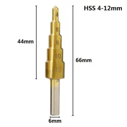 HSS-Stufenbohrer - 4-12 mm / 4-20 mm / 4-32 mm - Titanholzschneider
